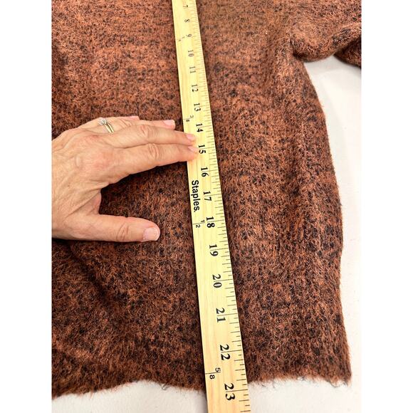 French connection brown black pullover sweater size women's size xs - Picture 4 of 4